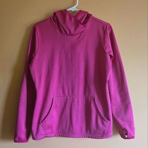 Columbia Striped Hoodie With Thumb Holes, M (PTP=20")